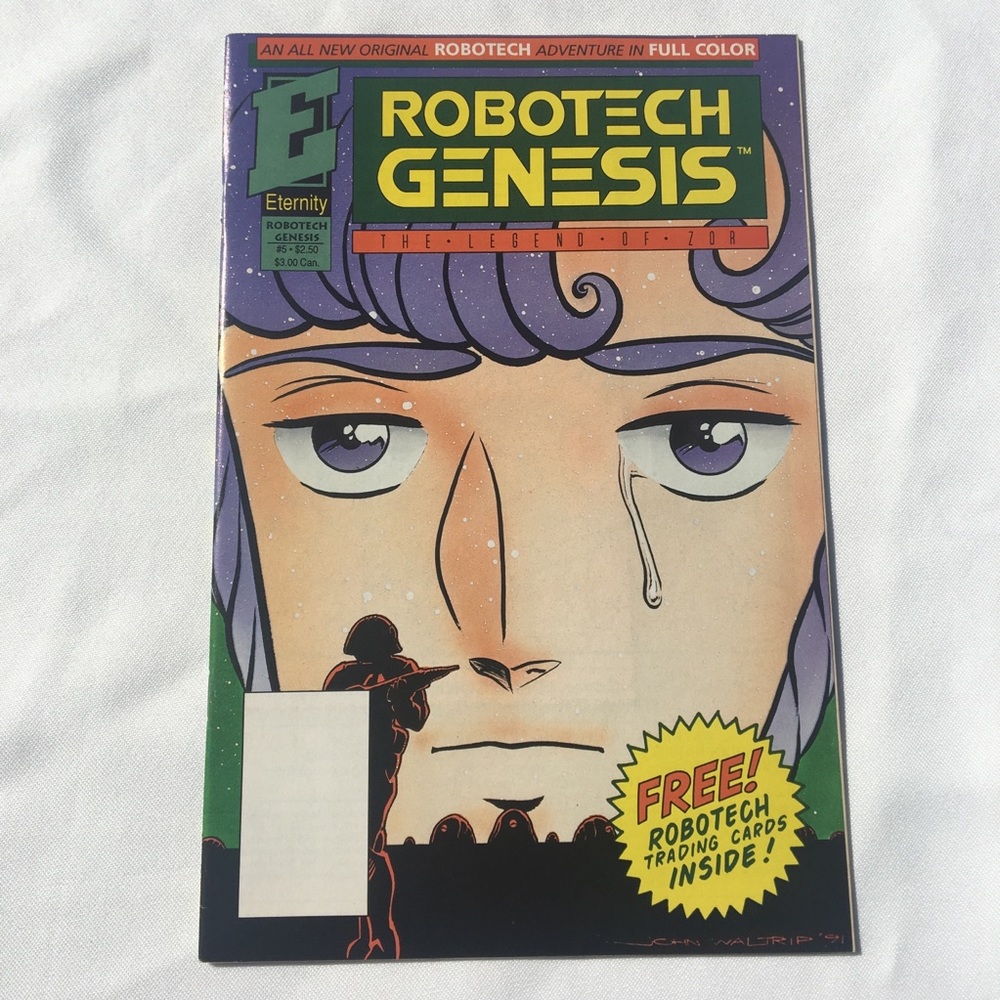 Robotech Genesis: The Legion of Zor No. 5 Sept. ‘92, Eternity Comics. Vintage
